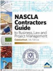 Upstryve's Connecticut NASCLA Contractors Guide to Business, Law and Project Management, CT 5th Edition; Highlighted & Tabbed product image provided by NASCLA. Upstryve provides access to online contractor course content, exam prep, books, and practice test questions to students and professionals preparing for their state contracting exams.