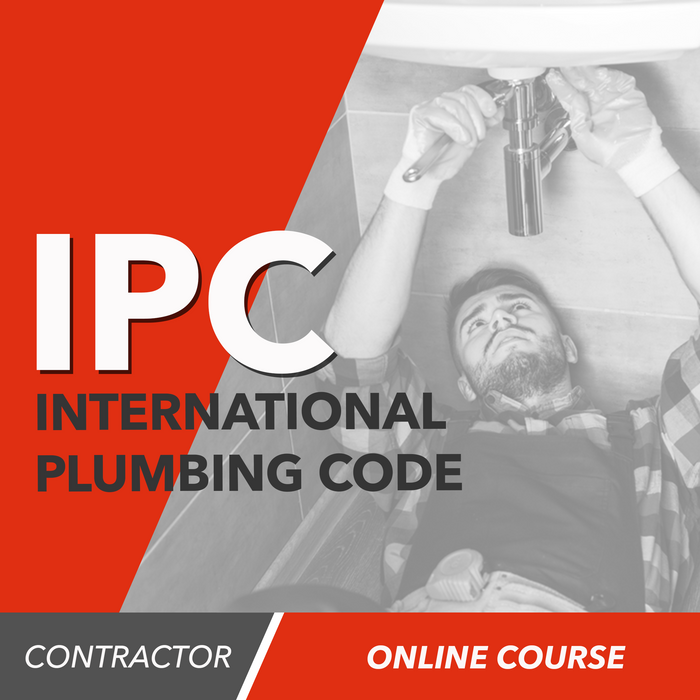 Online Course Review to the International Plumbing Code (IPC)®