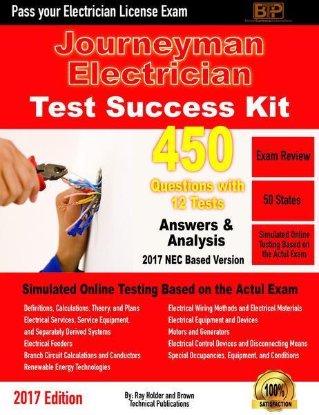 Upstryve's 2017 Journeyman's Electrician Licensing Online Tests product image provided by UpStryve Book Store. Upstryve provides access to online contractor course content, exam prep, books, and practice test questions to students and professionals preparing for their state contracting exams.