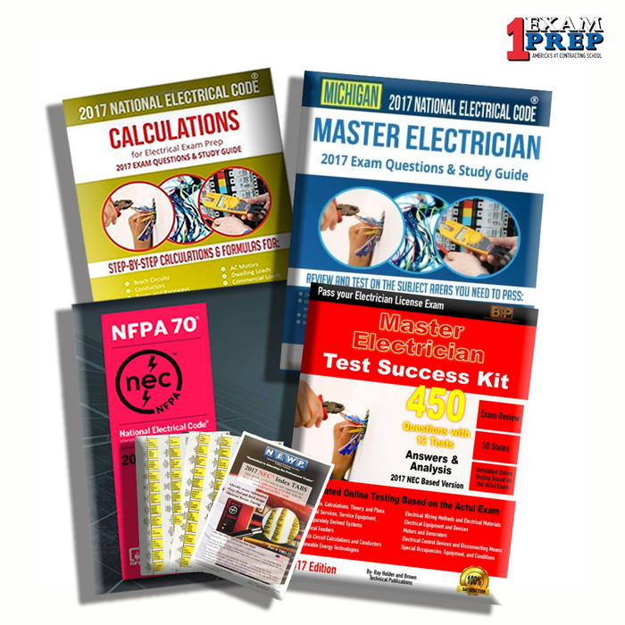 Michigan 2017 Master Electrician Exam Prep Package